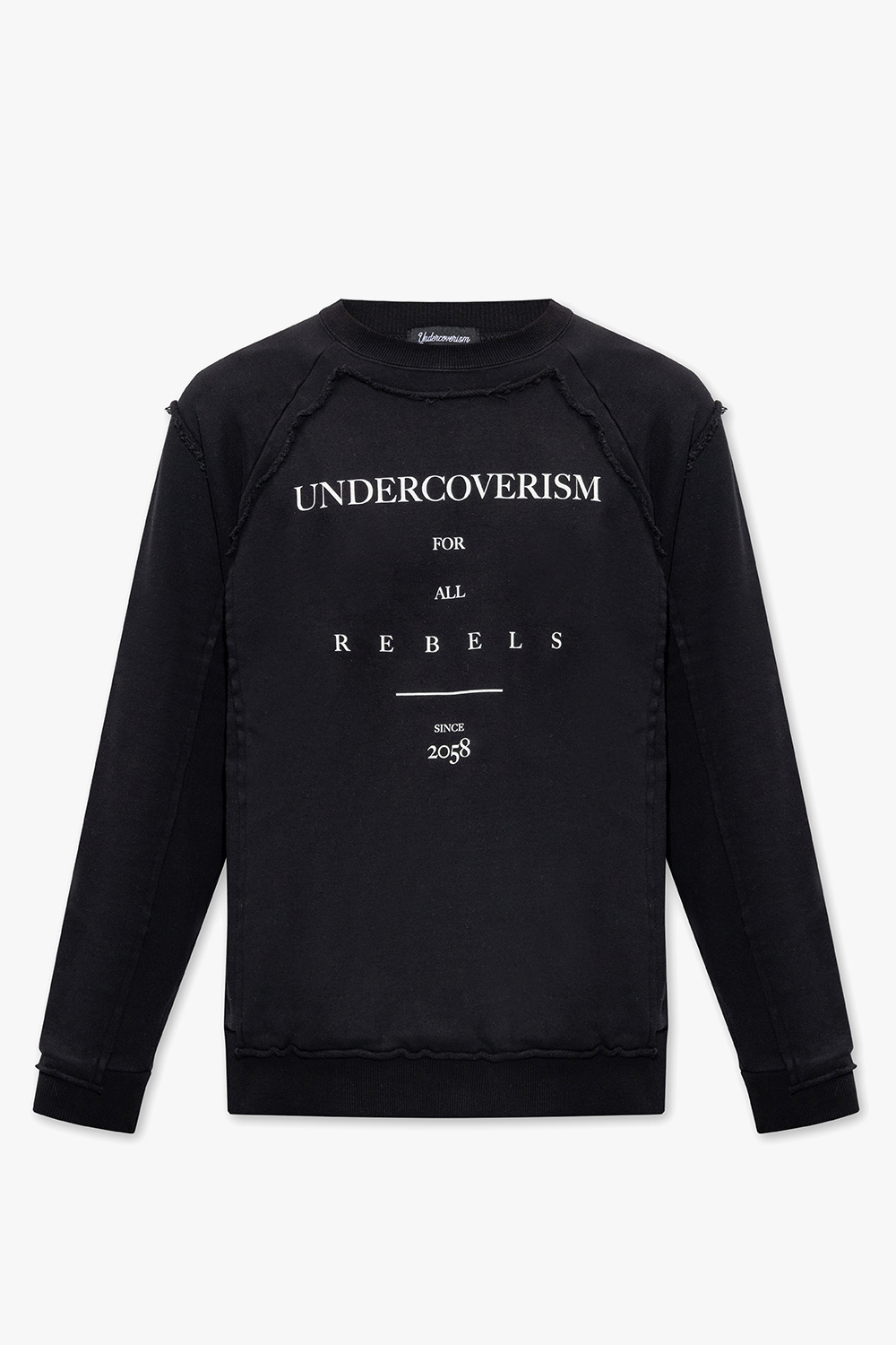 Black Sweatshirt with logo Undercover - pierre louis mascia aloe